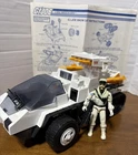 Vintage Hasbro GI Joe 1985 Snow Cat Vehicle Complete W/Frostbite Blue Prints —71