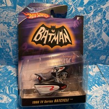 Hot Wheels Batman 1966 TV Series BATCYCLE DC Comics 2007 Batmobile NEW MOC