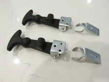 Universal Rubber hood & battery box hold down / latch kit / car, rod, h/d truck