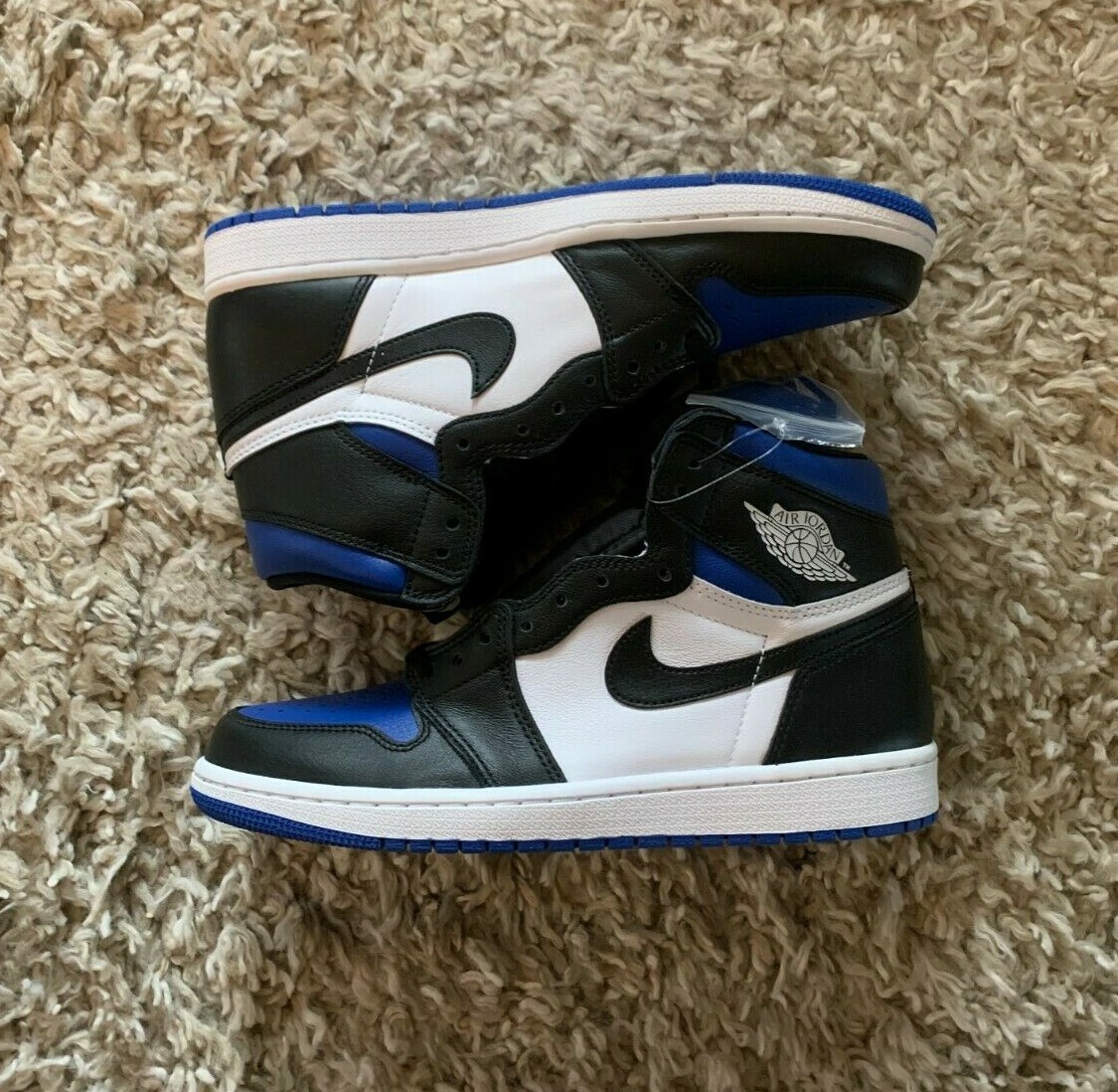 Size 9.5 - Jordan 1 Retro High OG Royal Toe 2020 | eBay