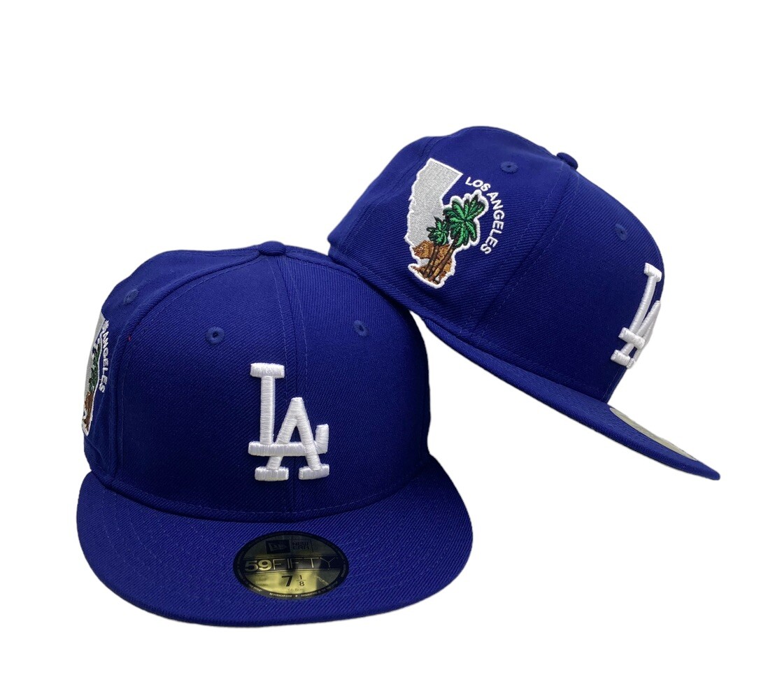 Los Angeles Dodgers City patch New Era 59FIFTY fitted Hat Cap