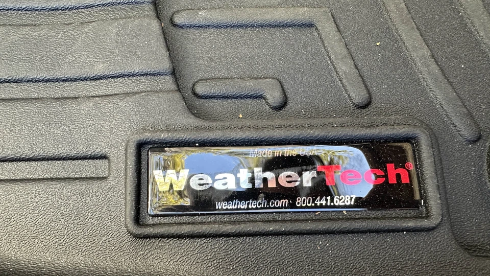 Forro de piso WeatherTech 4418001 Honda Accord - 1ª fila, negro Foto 4 de 4