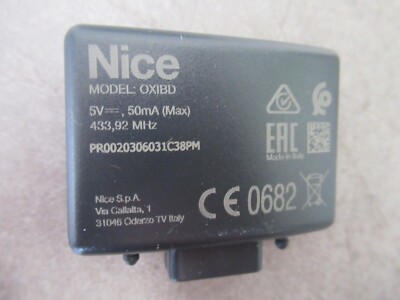 Récepteur Radio NICE OXI - 433,92 MHz - Occasion Fonctionnel