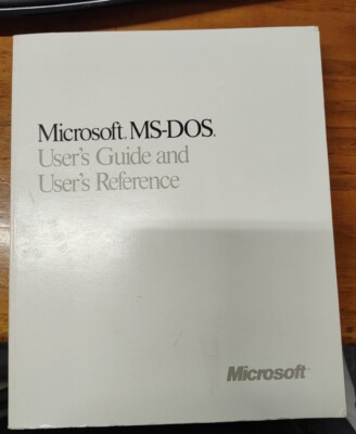 MICROSOFT MS-DOS USER'S GUIDE AND USER'S REFERENCE  VER 4.0 & MS-DOS Shell Guide