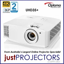 Optoma UHD35+ 4K UHD Projector from Just Projectors. 2 Year Aussie Warranty