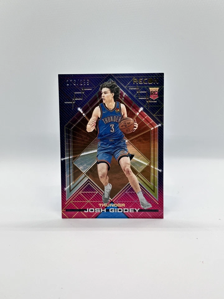 Josh Giddey 2021/22 Panini Recon Bronze Parallel Rookie RC /299 Thunder - Image 4 of 4
