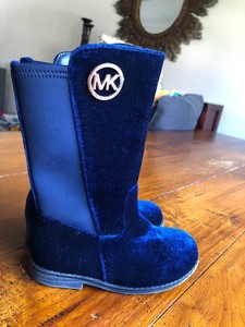 michael kors boots blue