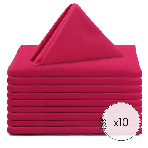 YCC Linens 20" Square Premium Polyester Cloth Dinner Napkins Restaurant Quality - Picture 53 of 221
