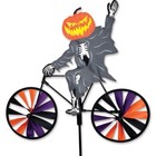 Halloween Pumpkin Head Ghost Bike Wind Spinner