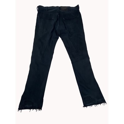 Gallery Dept Women's Black straight Leg Zip Jeans Pants Sz 38 | eBay