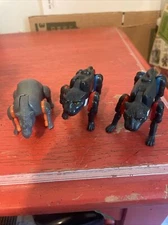 McDonald's Transformers Beast Wars Toys Ravage x2 Rhinox 1996 (Lot of 3)
