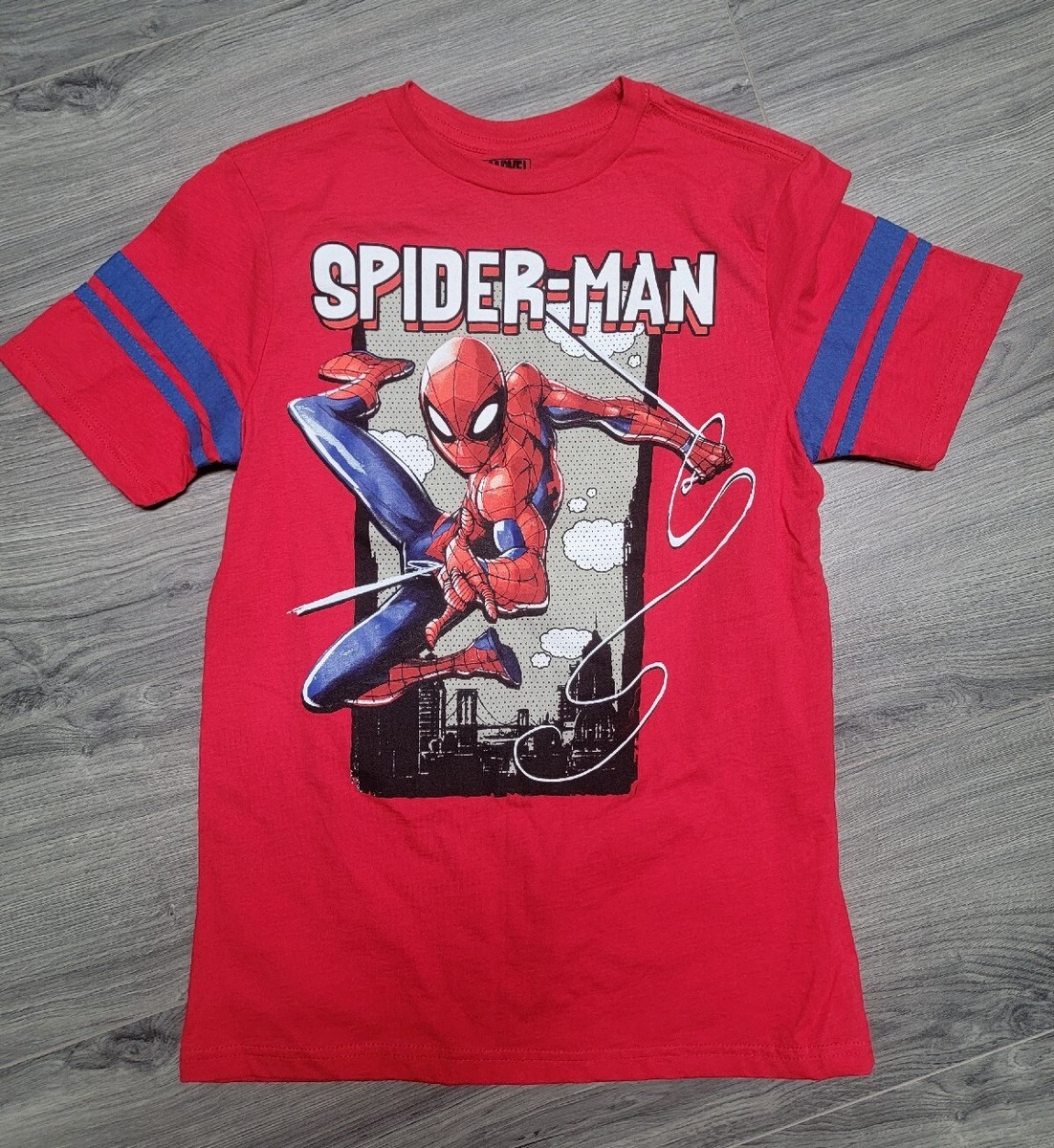 Marvel T-Shirt Bambini E Ragazzi - Ufficiale - Nero, Taglia 6 Anni - Cotton Division