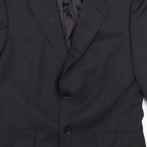 le bond Mens Grey Wool Blend Suit Jacket Size 36 - Picture 10 of 12
