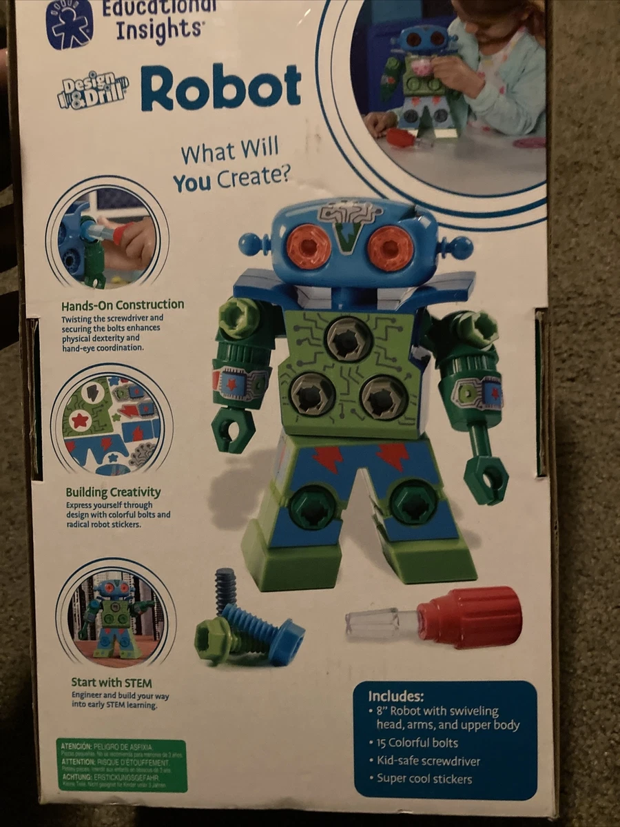 NEW Design Drill Robot STEM Design Customize Your Own Robot