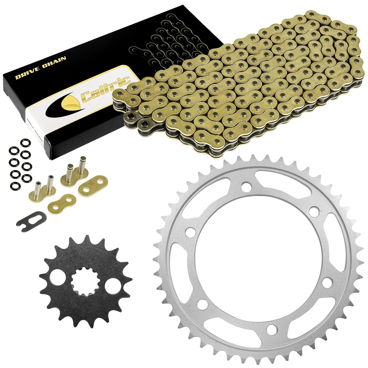 Gold Motorcycle Chains, Sprockets & Parts for Kawasaki Ninja ZX11
