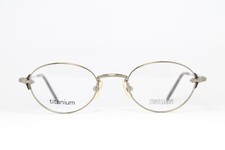 MATSUDA 10223 AGN TITANIUM Original Vintage Eyeglasses Frame Oval Steampunk Rare