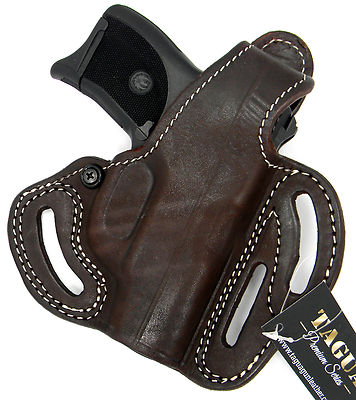 Fondina OWB In Pelle Nera Per Pistola Ruger LC9 Con - Foto 8