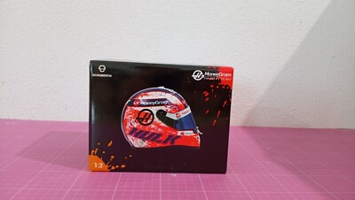 MINI HELMET SCHUBERTH F1 NICO HULKENBERG TEAM MONEYGRAM HAAS 2023 1:2