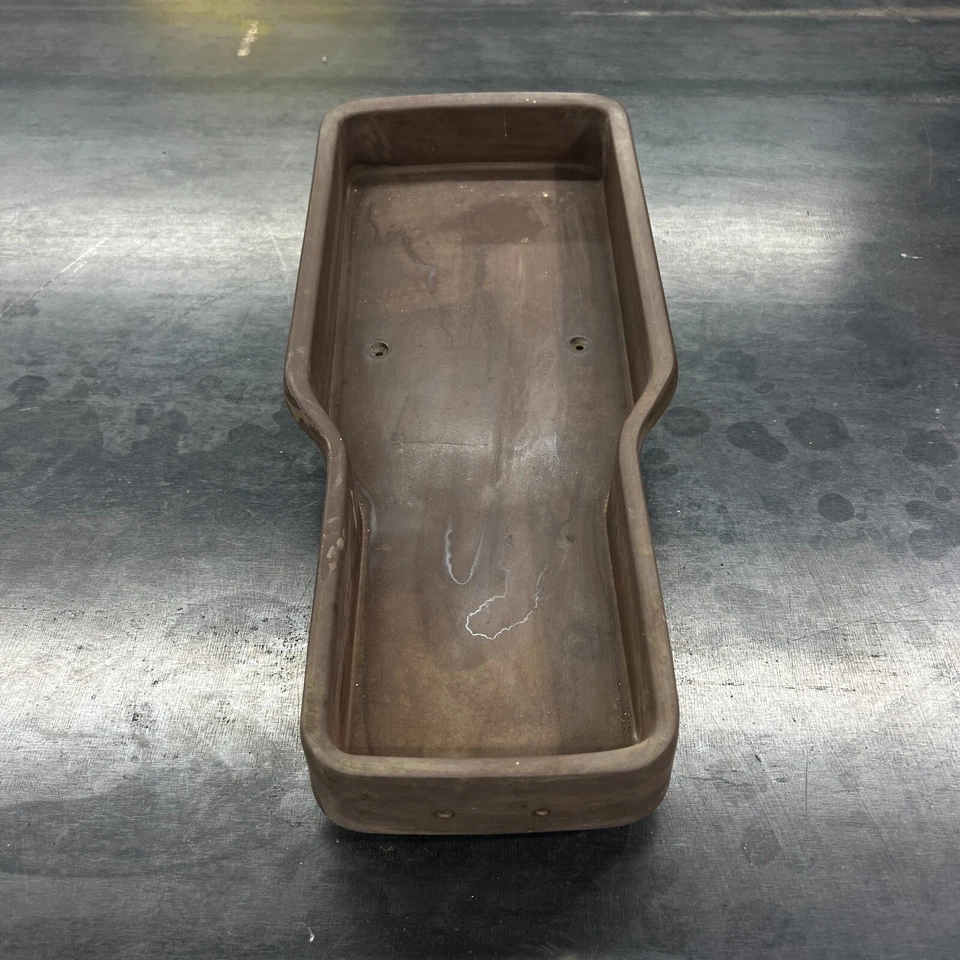 Bandeja consola central marrón oscuro Mercedes Benz W108 280SE 280SEL OEM Foto 4 de 4