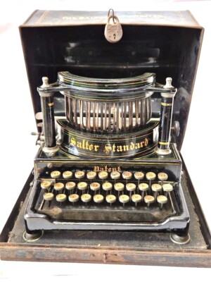 SALTER NO11 レター Antique SALTER 6 Typewriter Antique and Rare Typewriter 1900 | eBay