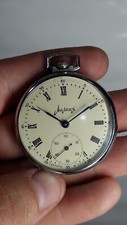 VINTAGE MOLNIJA USSR SOVIET POCKET WATCH MOLNIA 18 JEWELS