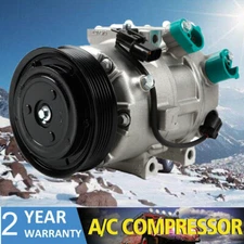 Air AC Compressor w/ Clutch For 11-14 Hyundai Sonata/ 2011 Kia Optima 2.0L 2.4L