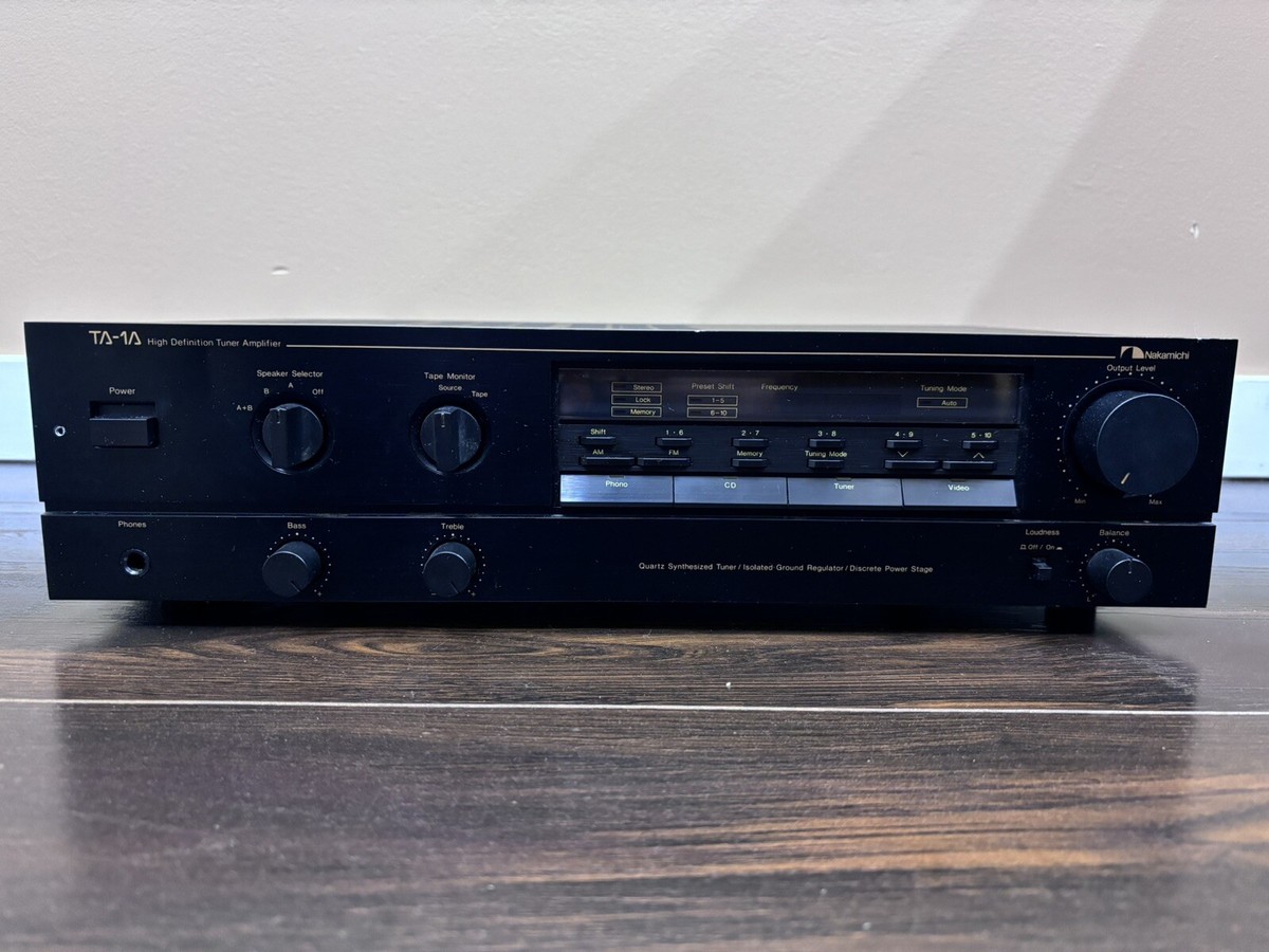 Vintage Nakamichi TA-1A Stasis High Definition Tuner Amplifier