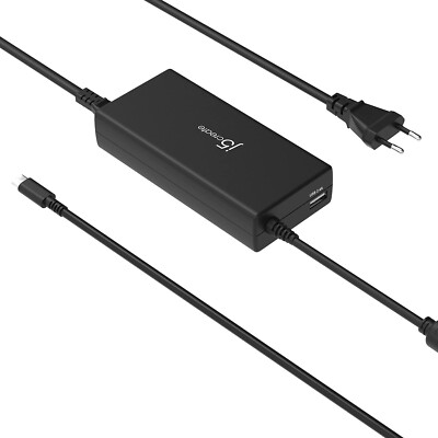 j5create USB Typ C PD 100W Schnellladegerät für MacBook Pro, Chromebook, Laptop
