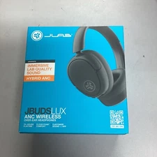 JLab JBuds Lux Active Noise Canceling Bluetooth Wireless Headphones Graphite