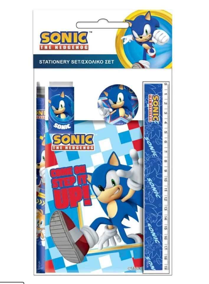 Sony Sonic The Hedgehog Schreibset 5-teilig