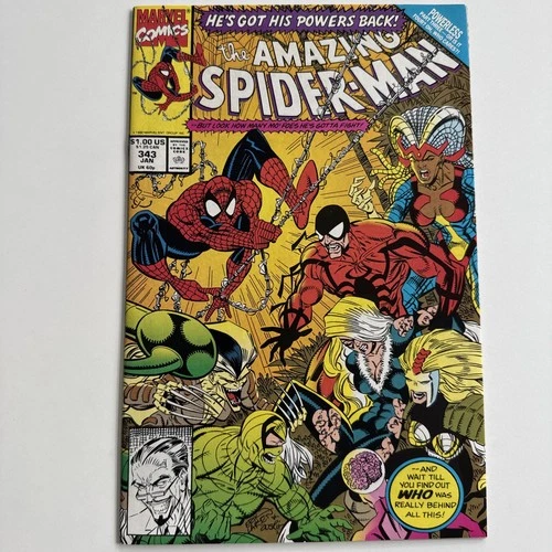 Amazing Spider-Man # 343 - Direct | VF+ | Erik Larsen | Marvel Comics 1991
