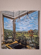 Eigenes Acrylbild. Leinwand ungerahmt. 40x40cm.Waldblick. Unikat.