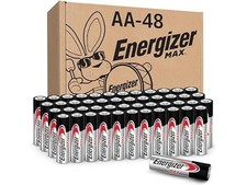 48 Batteries Energizer MAX AA Alkaline Batteries