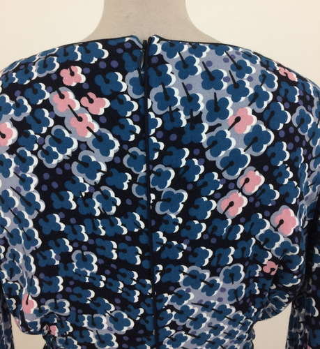 Boden Women's Dress Size 18L Navy Pink Mix Floral Shift Belt 3/4 Sleeve Used F1 - Picture 5 of 11