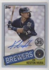 2020 Clearly Authentic 1985 Topps Baseball Keston Hiura #TBA-KHI Auto 01x1