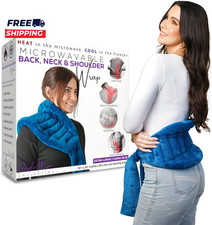 Microwavable Heating Pad for Back Pain Relief Moist Heat Pack for Neck  Should