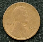 "Key Date" 1914-D Lincoln Wheat Cent - Good Reverse Scratch & Discoloration
