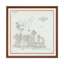 Old Map of Oceanside, CA 1912 - Vintage Oceanside California