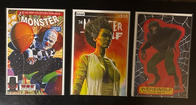 #ad #ad The Monster And The Wolf #1 3 Book Lot A05 Spidey Homage A12 Bride A07 Sticker $19.99