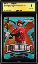 2020 Panini Prizm Illumination Teal Wave Prizm: #I11 Shohei Ohtani MBA 8 NM-MT