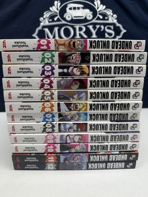 UNDEAD UNLUCK VOLS. #1-12 ENGLISH MANGA LOT BY YOSHIFUMI TOZUKA