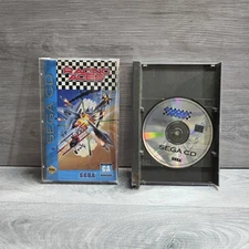 Racing Aces (Sega CD, 1993) CIB Complete Tested - Mint Disc - broken case