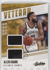 2019-20 Absolute Memorabilia Veteran Tools of the Trade Level 1 Allen Crabbe s7f