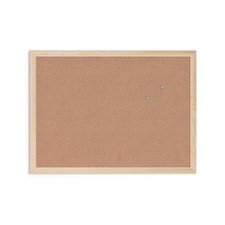 U Brands Cork Bulletin Board, 18" x 24" Inches, Light x 24", Birch