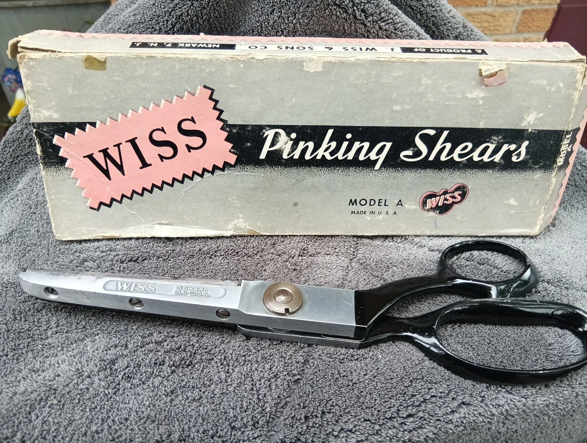 Wiss Pinking Shears In Collectible Sewing Scissors, Measures