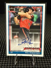 Will Robertson 2026 Topps Series 1 Rookie Card RC AUTO #91A-ROB White Sox
