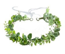 HJYHYN Flower Crown Boho Wreath Artificial 1 Count Pack of 1 , Green
