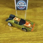 Hot Wheels Vintage Ultra Hots Flame Runner Spectraflame Gold UH Hong Kong 1984