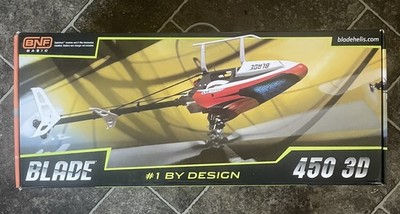Blade 450 3D E-flite RC Remote Control Helicopter Untested No Remote