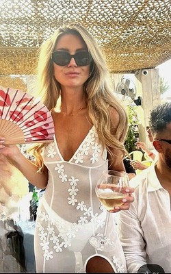 Sexy Mesh Maxi Negligee Strand Kleid Hochzeit Victoria's Secret